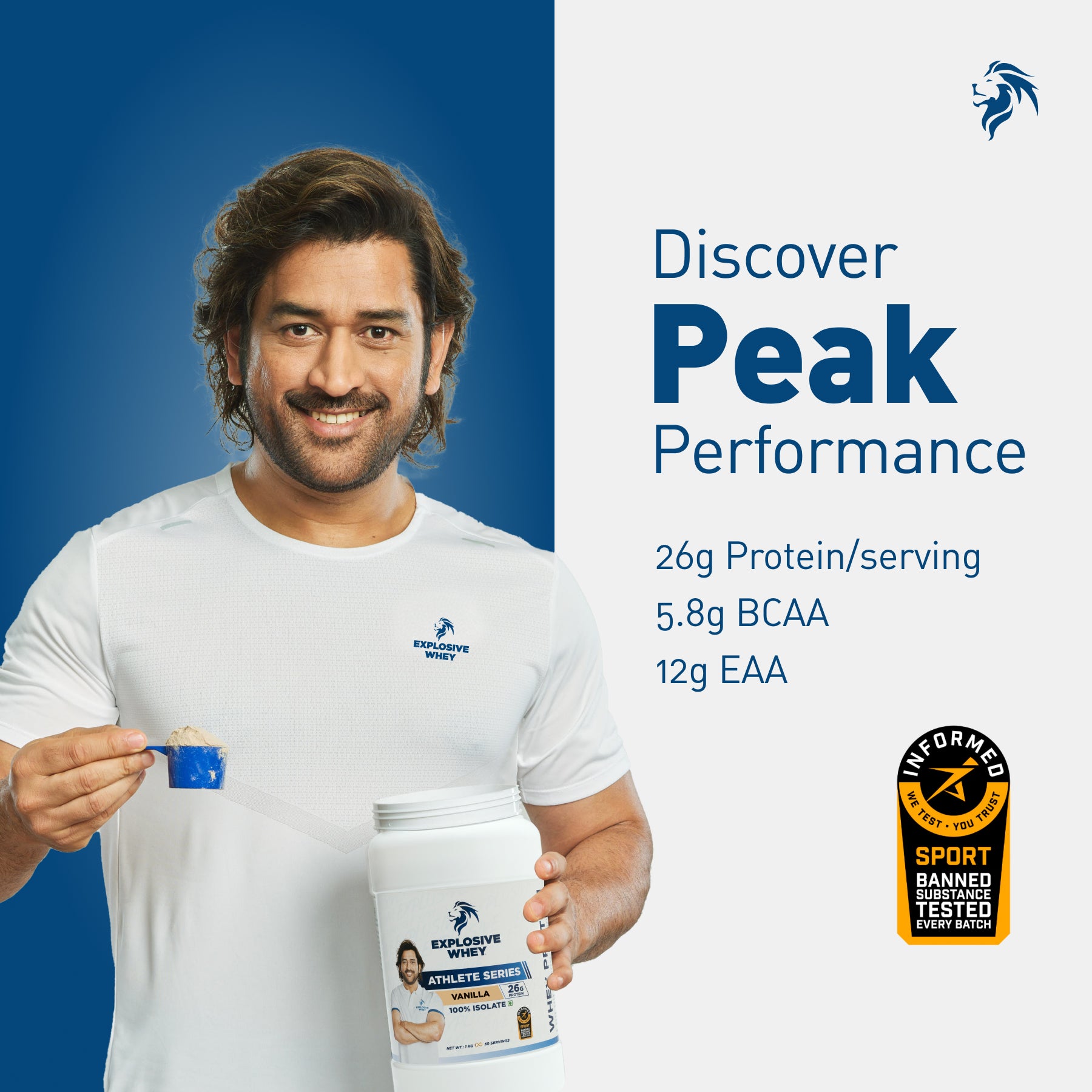 Athlete Series Whey Protein (100% Isolate)