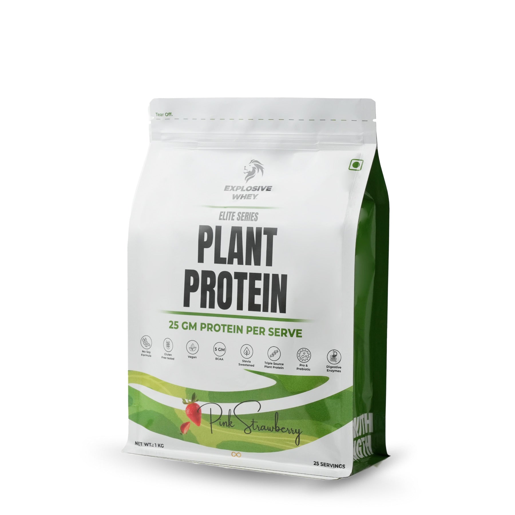 Elite Series Plant Protein#Flavour_Pink Strawberry