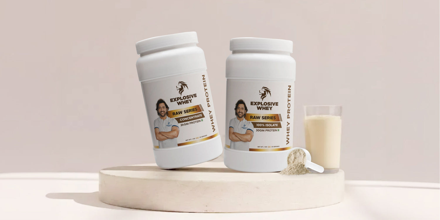 Raw Whey Isolate vs Raw Whey Concentrate.