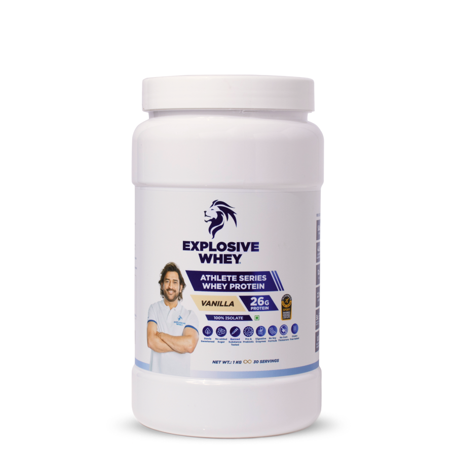 India's Favourite Athlete Standard Supplements | Explosive Whey
