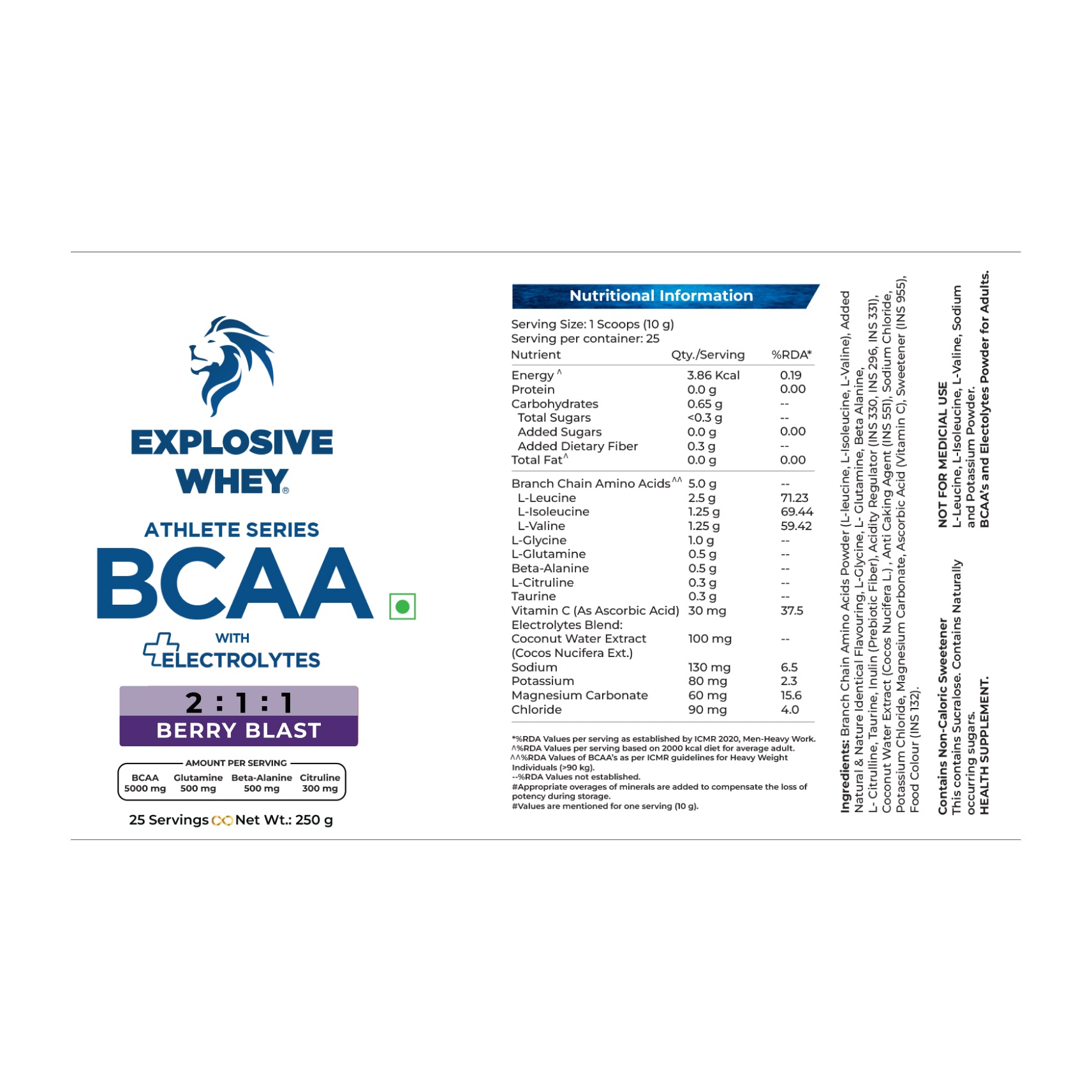 Athlete Series BCAA