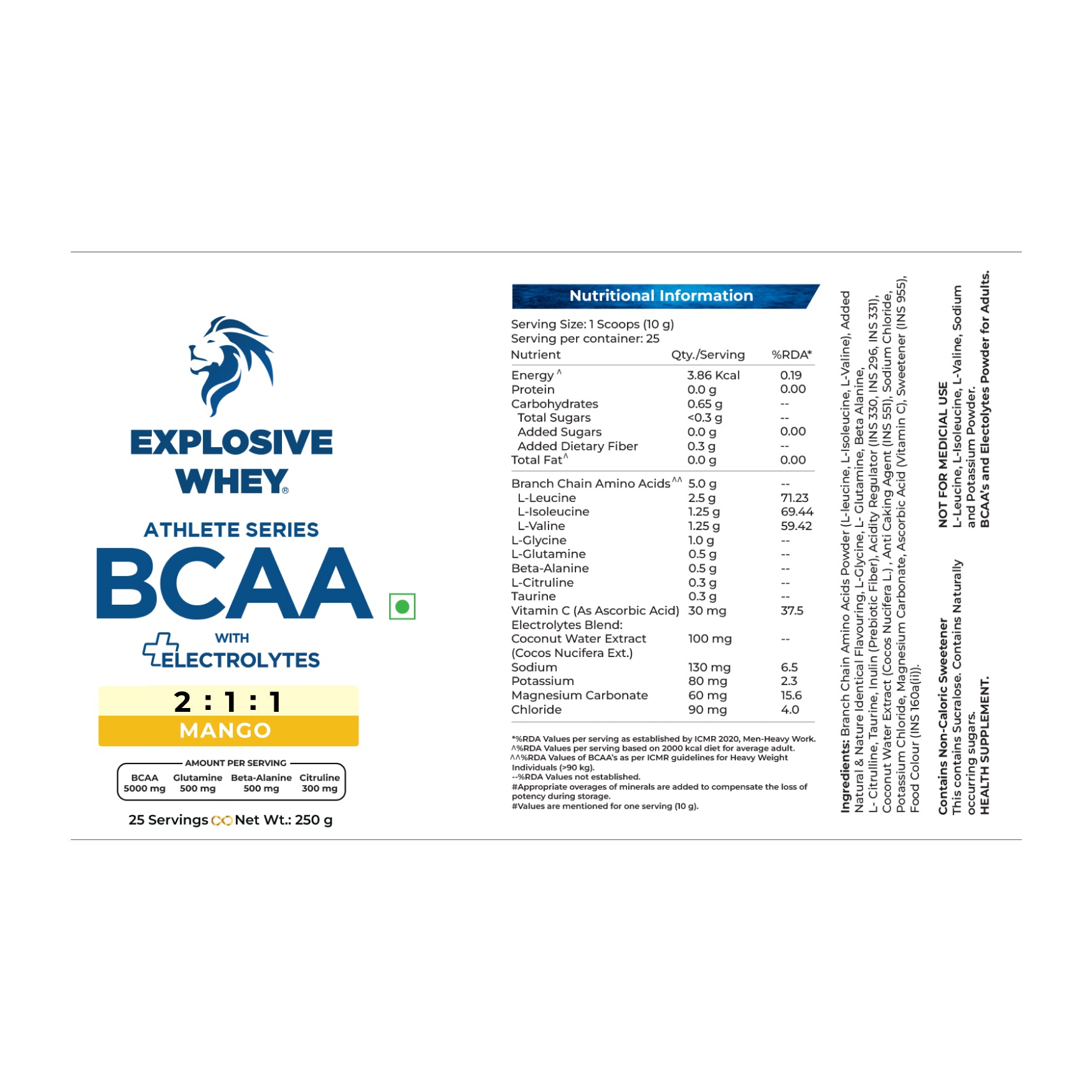 Athlete Series BCAA