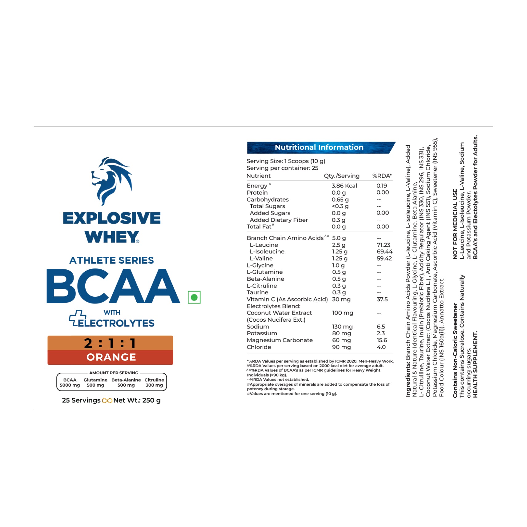 Athlete Series BCAA