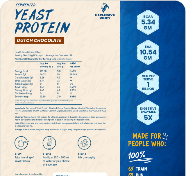 Fermented Yeast Protein