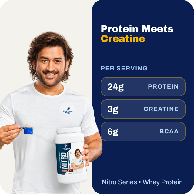 Nitro Series Whey (24gm Protein with 3gm Creatine)