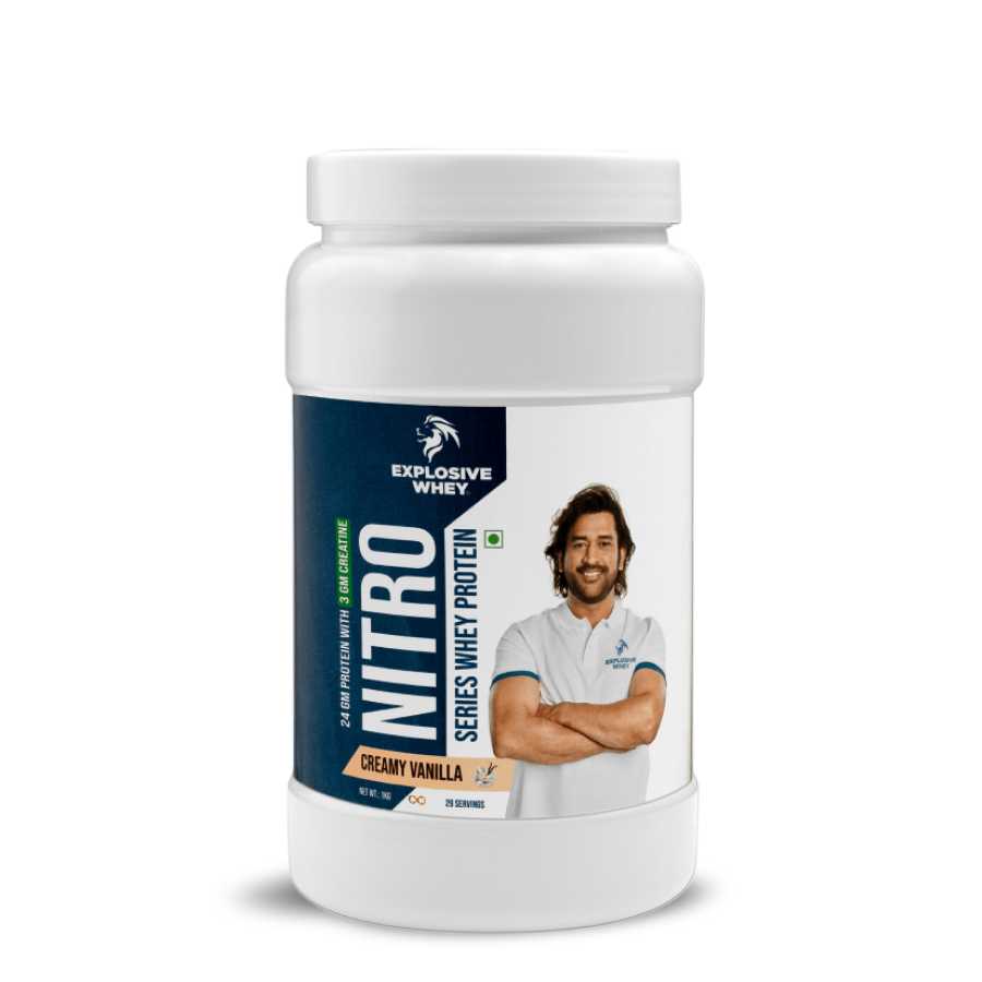 Nitro Series Whey (24gm Protein with 3gm Creatine) - Explosive Whey