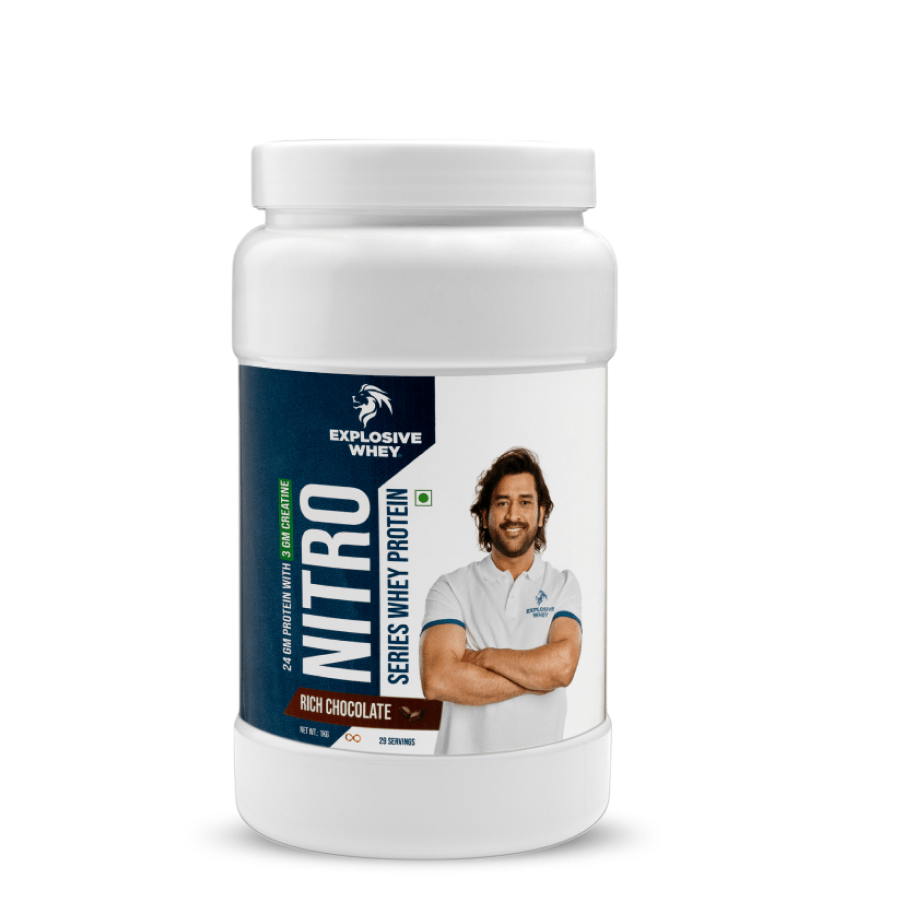 Nitro Series Whey (24gm Protein with 3gm Creatine) - Explosive Whey
